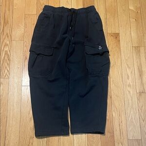 Men's Versatile Black Cargo Pants